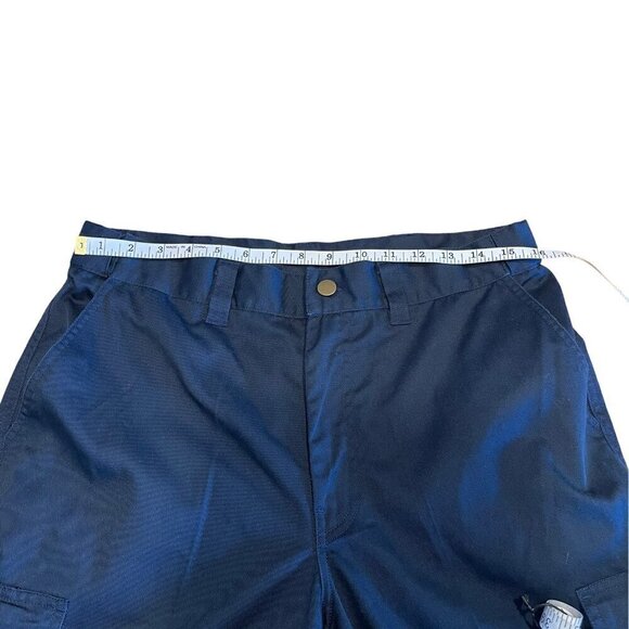 Opal Navy Blue Tough Cargo Pants Montreal 34' x 32' Men's, Eight Pockets - Picture 10 of 15